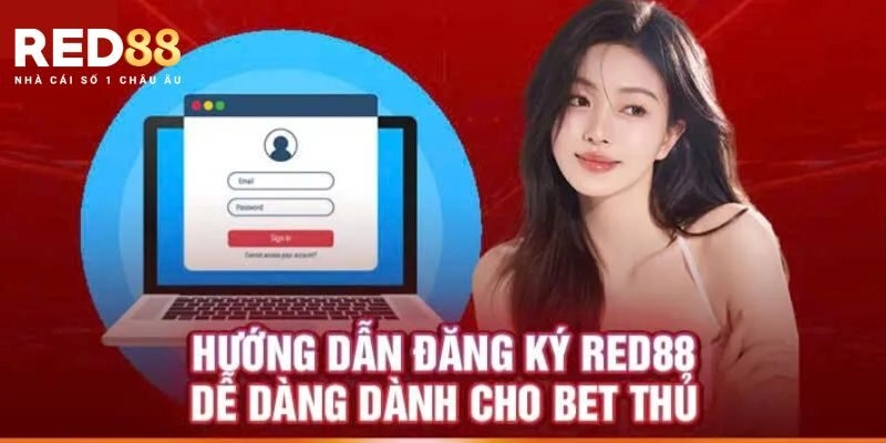 Hướng dẫn các bước đăng ký Red88 cơ bản